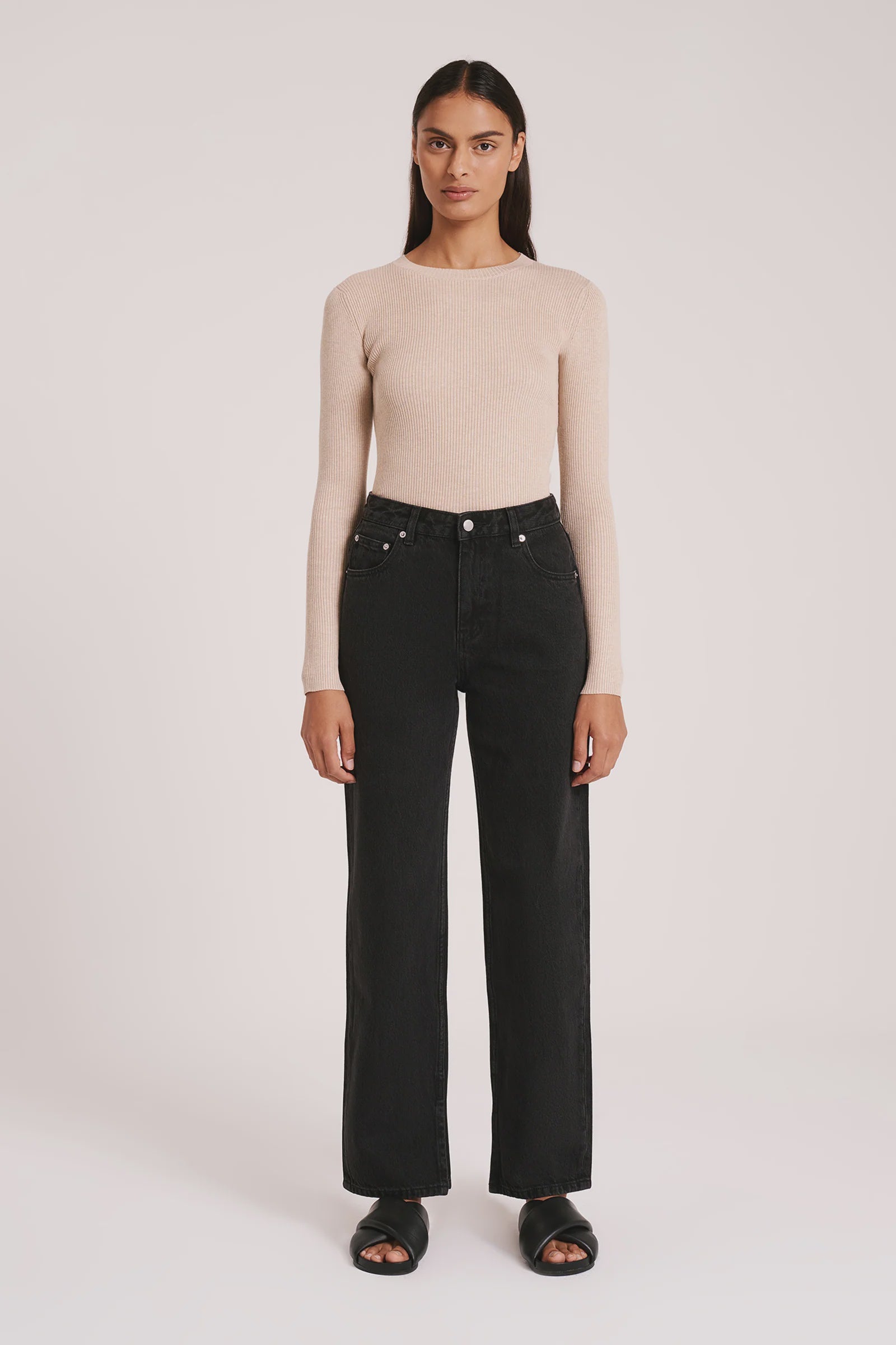 Nude Lucy | Organic Low Rise Jean - Vintage Black
