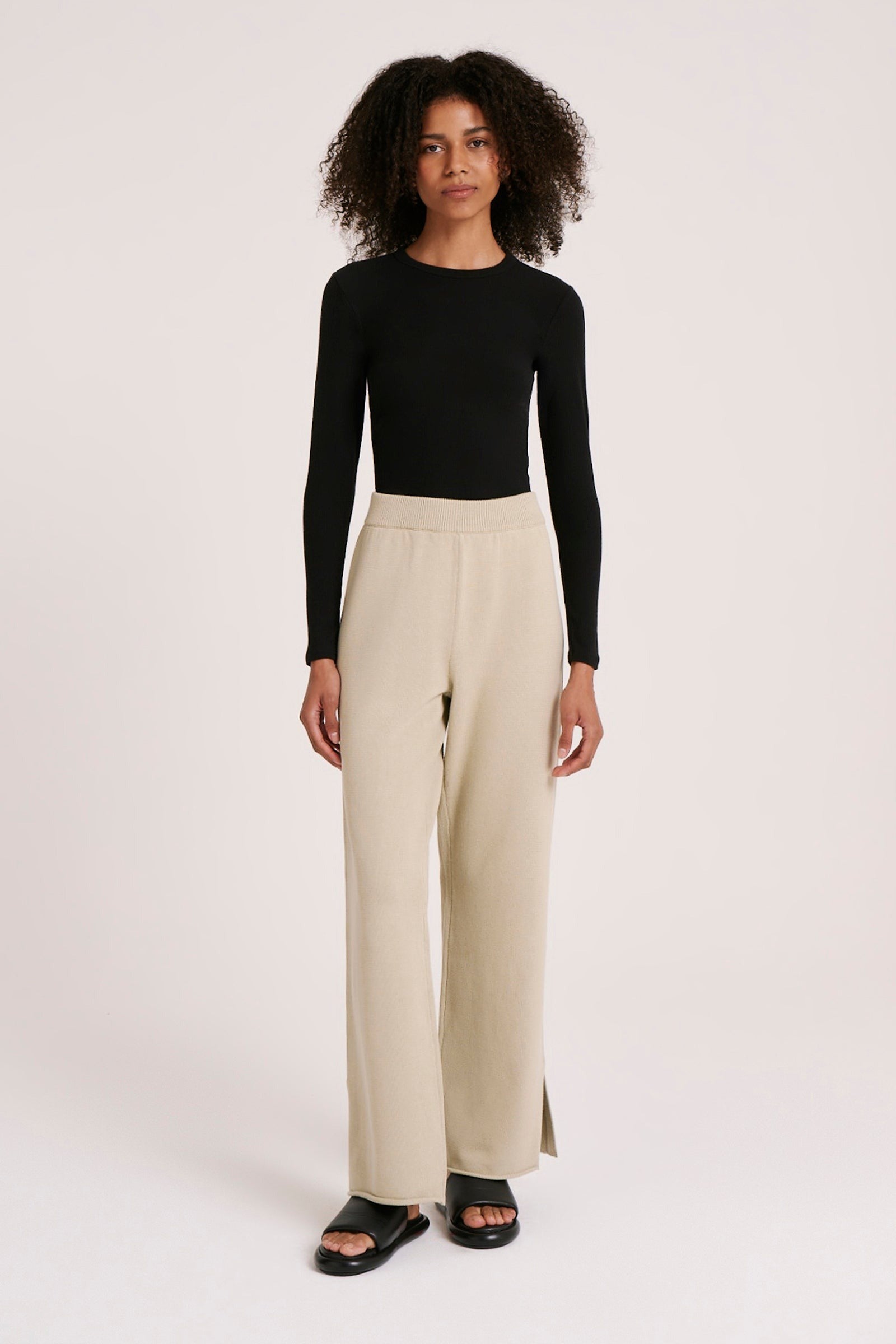 Nude Lucy | Lilou Knit Pant - Cucumber