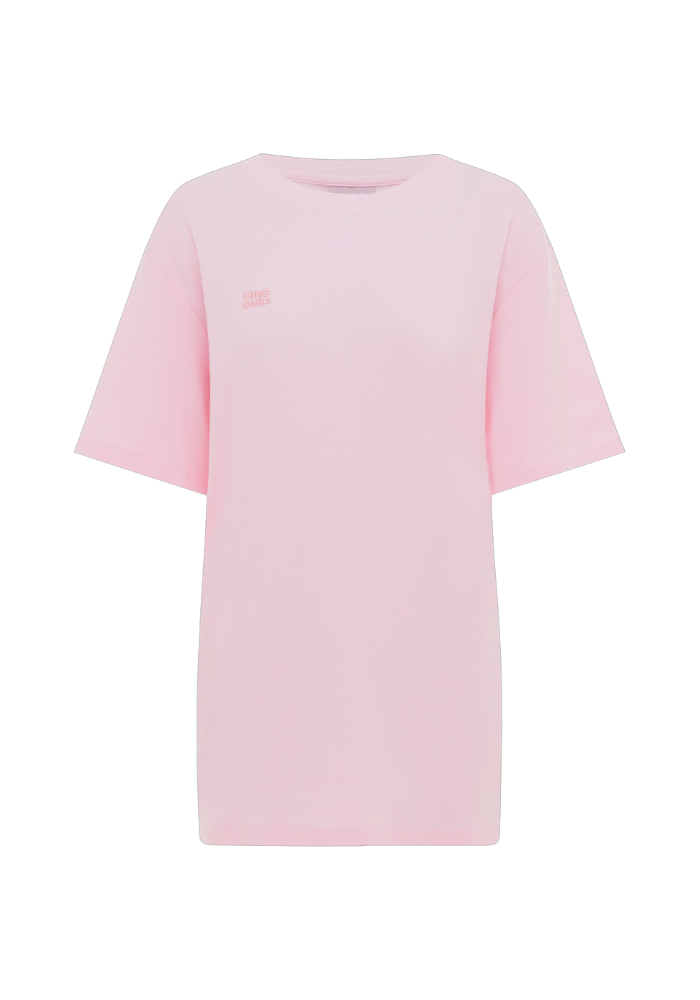 Ciao Ciao Vacation | Low Key Logo Tee - Pink