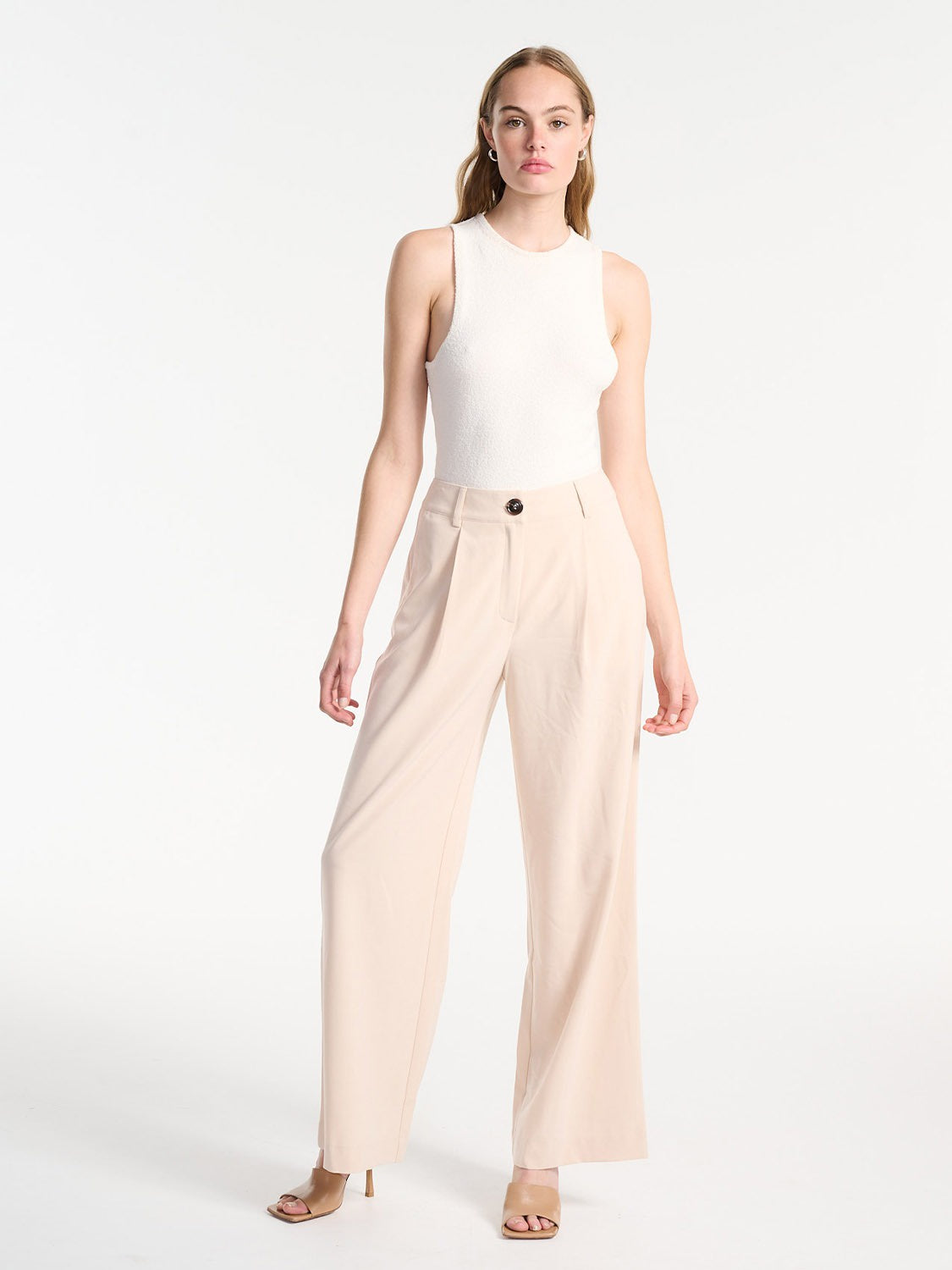 ENA PELLY | MINNIE RELAXED TROUSER - BISCUIT